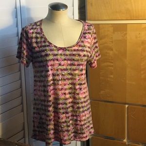 LuLaRoe short sleeve blouse